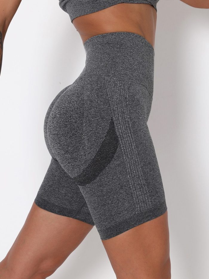 Seamless Knit High Waist Shorts